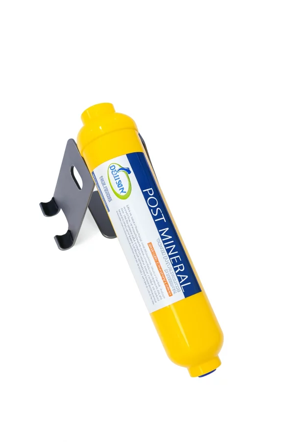 فیلتر پست مینرال دلفین مدل Post Mineral برای مرحله نهایی تصفیه آب خانگی، مناسب برای افزودن مواد معدنی مفید به آب آشامیدنی