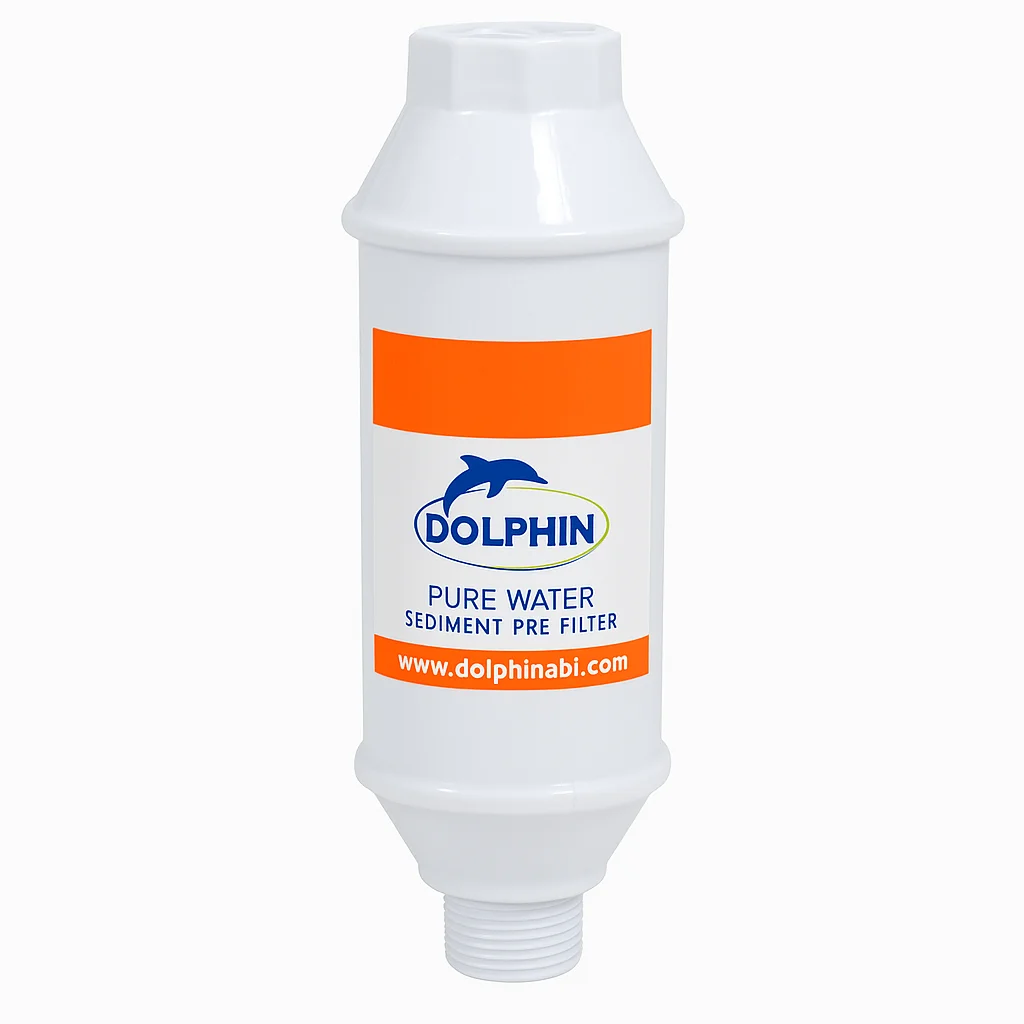 فیلتر ضد رسوب لباسشویی و ظرفشویی دلفین تصویر فیلتر ضد رسوب ماشین لباسشویی و ظرفشویی دلفین با بدنه سفید