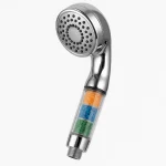 فیلتر سر دوشی دلفین با بدنه فلزی و محفظه اسانس رنگی