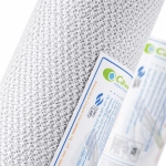 نمای نزدیک تار و پود فیلتر CTO تایوانی Caware با کربن بلاک فشرده