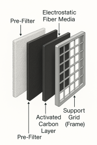 فیلتر هپا الکترواستاتیک